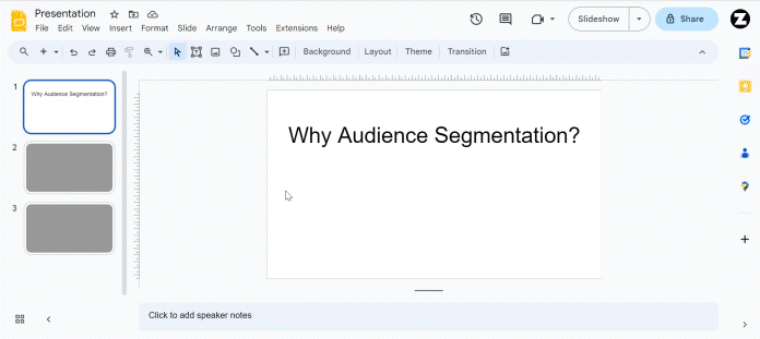 Turning Text into Visuals in Google Slides